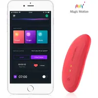 Magic Motion Nyx - vibromasseur clitoridien étanche - corail