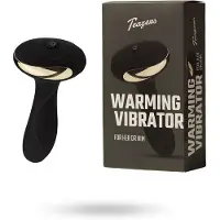 Vuxen - vibromasseur anal chauffant et stimulateur de prostate (noir)