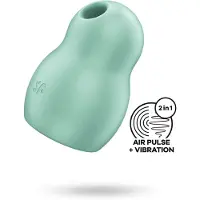 Satisfyer Pro To Go 1 - stimulateur clitoridien à ondes d’air, rechargeable (menthe)