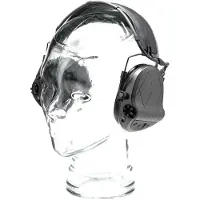 Sordin Supreme T2 Headband Leather Memory Foam Headset Argenté