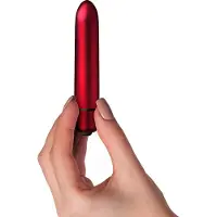 Rocks-Off Scarlet Velvet - mini vibromasseur rouge - 10 modes