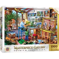 Masterpieces Puzzle de 1 000 pices pour adultes, famille ou jeunes Galerie sur la place 26,75" x 19,25"