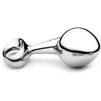 NJOY L - grand plug anal en métal (argent)