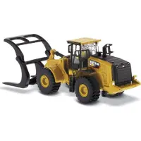 Diecast Masters CAT Caterpillar 972M Chargeuse sur pneus avec fourche bches et oprateur High Line Series 1/87 (HO) Modle moul sous pression