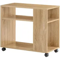 SoBuy Table Roulante de Canapé avec 2 Étages