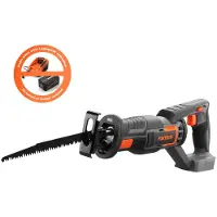 FUXTEC Scie sabre sans fil 20V FX-E1SS20 sans batterie, sans chargeur