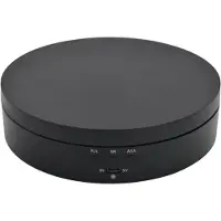 Semoic Support d'affichage pour platine vinyle rechargeable noir, 360 degrés
