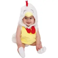 Captain America Costume de coq pour bébé Dress Up America - Costume de poulet d'Halloween pour bébé pour filles et garçons