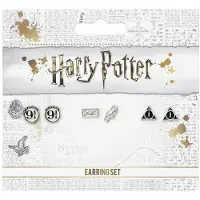 Ginza.se Boucles D'oreilles Harry Potter - Set 3 Paires Platform 9 3/4, Letter, Deathly Hallows