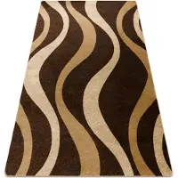 Rugsx Tapis ROYAL G3565 Vagues - marron / beige 300x400 cm