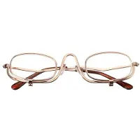 MaxPower (1.5) Lunettes de lecture de maquillage grossissantes, lentille rabattable pliable