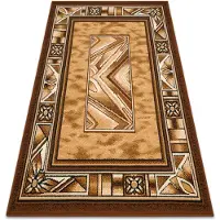 Rugsx BCF Tapis Morad OPAL cadre, classique - vieil or 140x200 cm