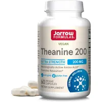 Jarrow Formulas , Théanine 200, 200 mg, 60 Capsules Végétales
