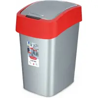 Curver Flipbin Poubelle 45 L - Rouge 02172-547