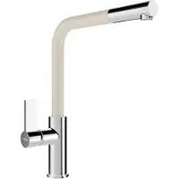Mexen Mélangeur de lavabo Flora, chrome / beige (670401-09)