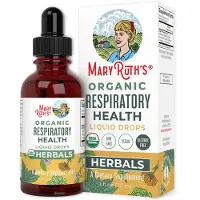 MaryRuth's MaryRuth's, Extrait Liquide de Santé Respiratoire Biologique, Sans Alcool, 1 180 mg, 1 fl oz (30 ml)