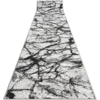 Rugsx TAPIS DE COULOIR BCF MORAD Marmur Marbre gris 100 cm 100x600 cm
