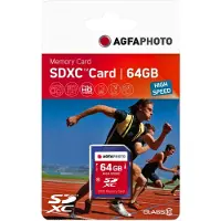 Agfa - Carte mémoire flash - 64 Go - Classe 10 - SDXC UHS-I