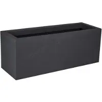 Eda Grand Pot de Plante Noir Anthracite EDA - 79,5 x 29,5 x 29,5 cm