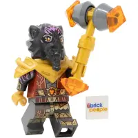 LEGO Ninjago Dragons Rising : figurine de Lord Ras avec marteau dor