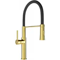 Mexen Mélangeur lavabo Dina, or/noir (672701-57)