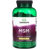 Swanson Health , MSM, 1 000 mg, 240 Gélules