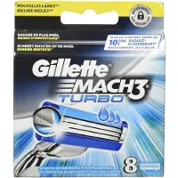 Gillette Lames Mach3 Turbo (Pack De 8)