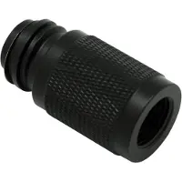 Jojomino Adaptateur de bouteille de soda CO2, clapet anti-retour 5/8-18UNF vers TR21-4, kit de conversion pour soda noir