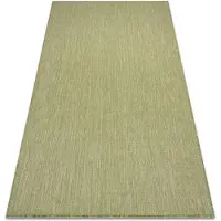 Rugsx Tapis SIZAL SION A5165A Mélange tissé à plat vert 60x100 cm