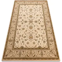 Rugsx Tapis en laine OMEGA ARIES fleurs perle 300x400 cm