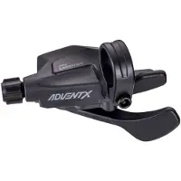 Microshift | Levier de vitesse droit Trail Trigger | 1x9 vitesses | Compatible Advent