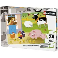 Nathan Puzzle 30p Mes amis de la ferme