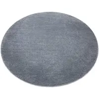Rugsx Tapis moderne lavable LATIO 71351070 cercle gris cercle 80 cm