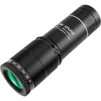 Jojomino Mini monoculaire portable d'extérieur 12x avec lignes de différenciation pour l'observation des oiseaux et la randonnée