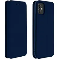 Avizar Housse iPhone 11 Étui Folio Portefeuille Fonction Support bleu nuit