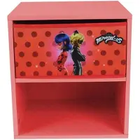 Fun House Table de Nuit Fun House Miraculous Ladybug - 36 x 33 x 30 cm
