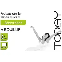 Lefebvre textile Protège-oreiller absorbant 50 x 70 cm