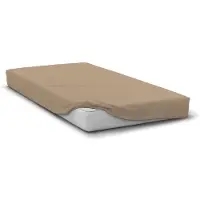 HOME LINGE PASSION Drap Housse - - Hp72125 - Microfibre 82 G - 180 X 200 Cm - Bonnet 30 Cm - Beige