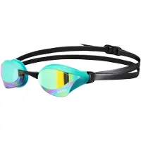 Arena Cobra Core Swipe Mirror Swimming Goggles Vert