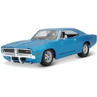 Maisto 1969 Dodge Charger R / T Blue 1:25 Mod le Diecast Model