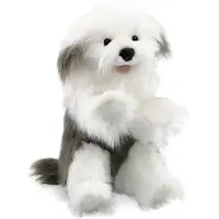 Folkmanis Marionnette - - Chien De Berger - Blanc - Polyester - 55 x 28 x 15 cm