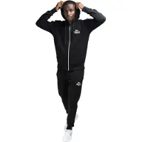 Lonsdale Survêtement 'ROTTINGDEAN' noir / blanc