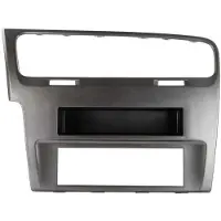 ACV Plaque de façade 1-DIN avec vide poche compatible avec VW Golf VII(AU) 2012-2020