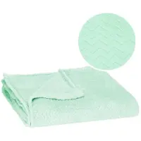 Springos Couvre-lit - - 200 x 220 cm - Motif Zigzag - Doux - Lavable
