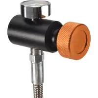 Jehiatek Adaptateur de remplissage de bouteille de CO2 G1/2, kit de connecteur de station pour remplir le réservoir de la machine à soda