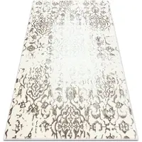 Rugsx Tapis CORE 247A Ornament Vintage - structurel, deux niveaux de molleton, crème / marron 160x220 cm