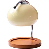 Semoic Chauffe-bougie rétro en verre à intensité variable Aromathera