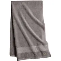 Lacoste Serviette de bain Heritage en coton Supima M t orite 76 x 137 cm