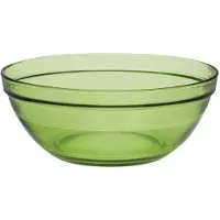 Duralex Saladier Empilable 97 Cl En Verre Trempé Résistant Teinté Vert Jungle