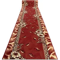 Rugsx TAPIS DE COULOIR BCF TRIO bordeaux 60 cm 60x300 cm